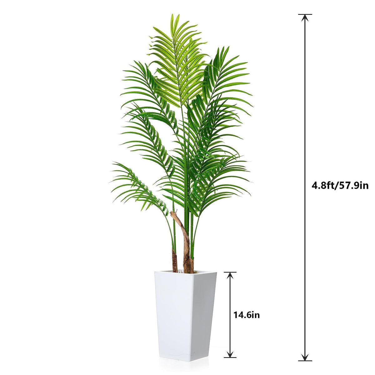 Palmera falsa Garvee sin mantenimiento ideal para decoración de interior y exterior