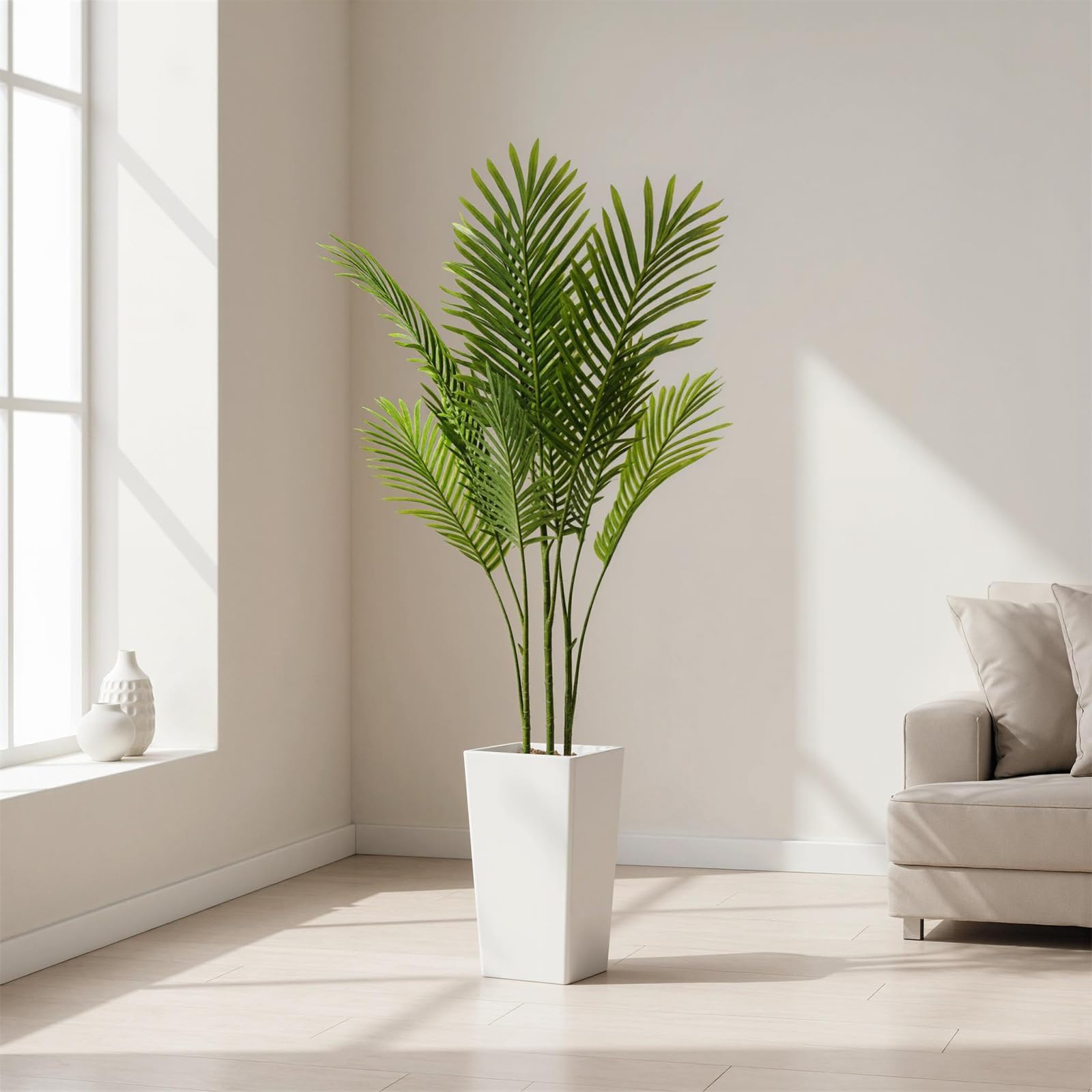 Palma artificial Garvee como regalo elegante para amantes de la vegetación de fácil cuidado